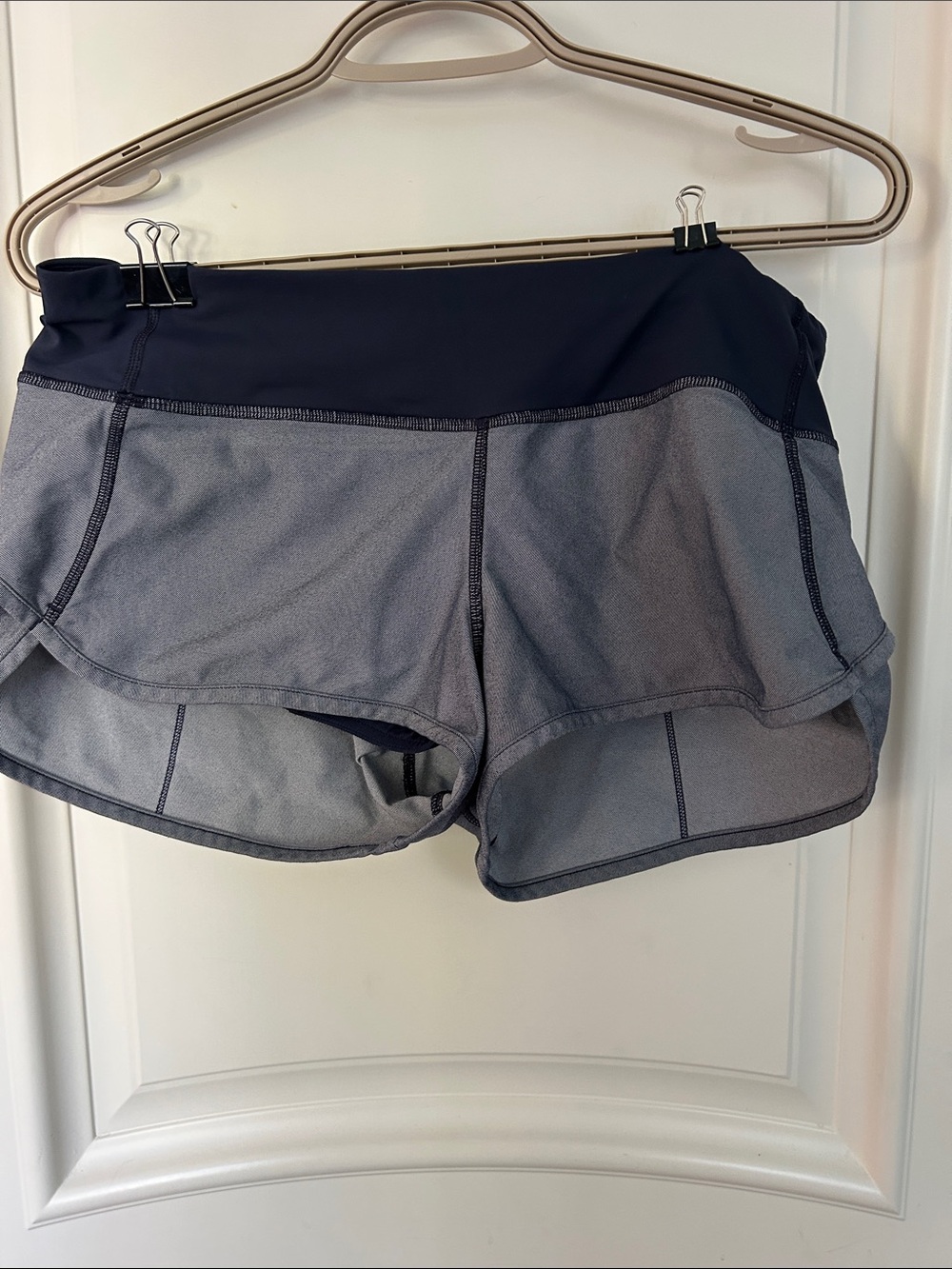 Lululemon speed up shorts in blue size 6. 2.5 inch